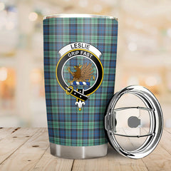 Clan Leslie Hunting Ancient Tartan Crest Tumbler BK32 Clan Leslie Tartan Today   