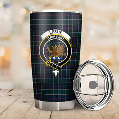 Clan Leslie Hunting Modern Tartan Crest Tumbler XX87 Clan Leslie Tartan Today   