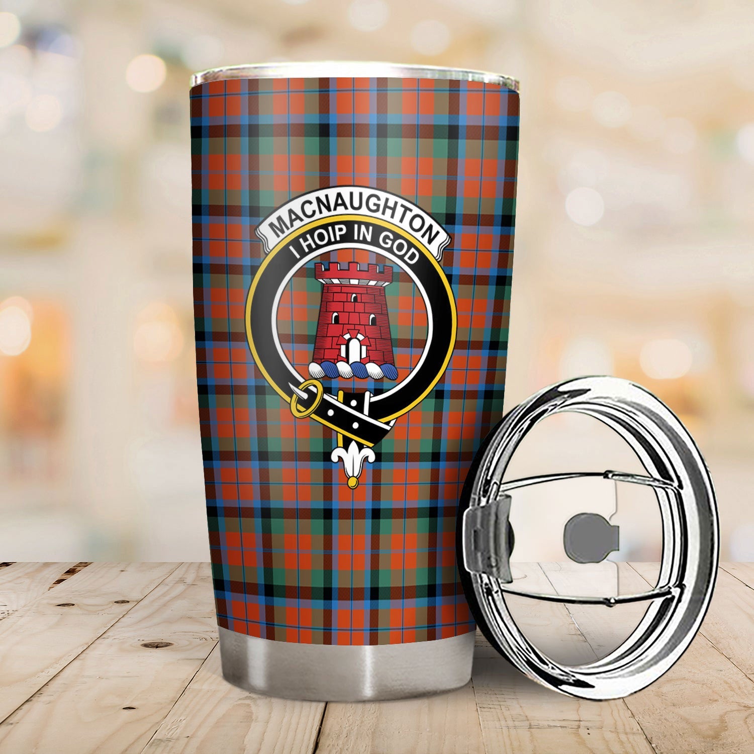 Clan MacNaughton Ancient Tartan Crest Tumbler HI73 Clan MacNaughton Tartan Today   