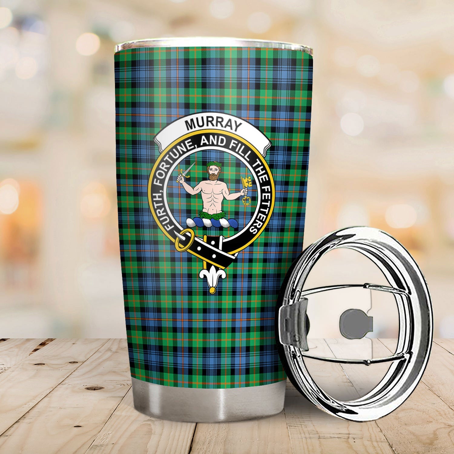 Clan Murray of Atholl Ancient Tartan Crest Tumbler KH96 Clan Murray Tartan Today   