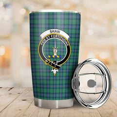 Clan Shaw Ancient Tartan Crest Tumbler NK79 Clan Shaw Tartan Today   