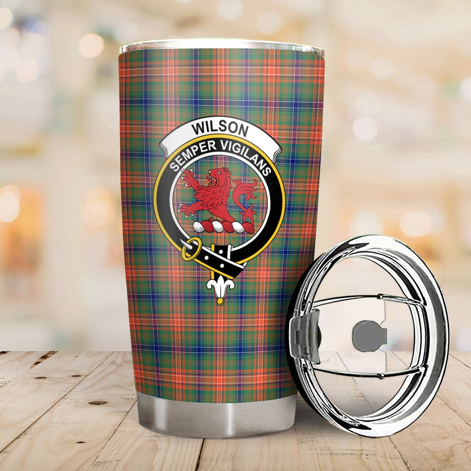 Clan Wilson Ancient Tartan Crest Tumbler EU94 Clan Wilson Tartan Today   