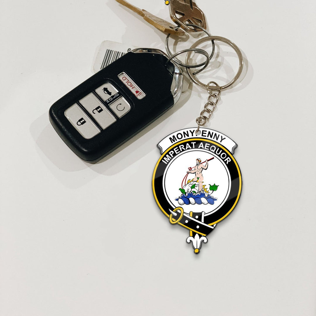 Clan Monypenny Tartan Crest Keychain SX10 Clan Monypenny Tartan Today   