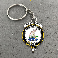 Clan Monypenny Tartan Crest Keychain SX10 Clan Monypenny Tartan Today   