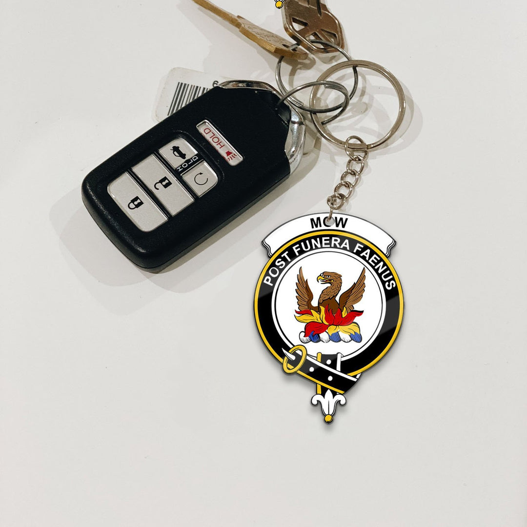 Clan Mow Tartan Crest Keychain EK93 Clan Mow Tartan Today   