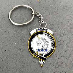 Clan Ramsay Tartan Crest Keychain SJ42 Clan Ramsay Tartan Today   