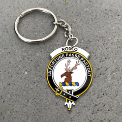 Clan Rollo Tartan Crest Keychain NR94 Clan Rollo Tartan Today   