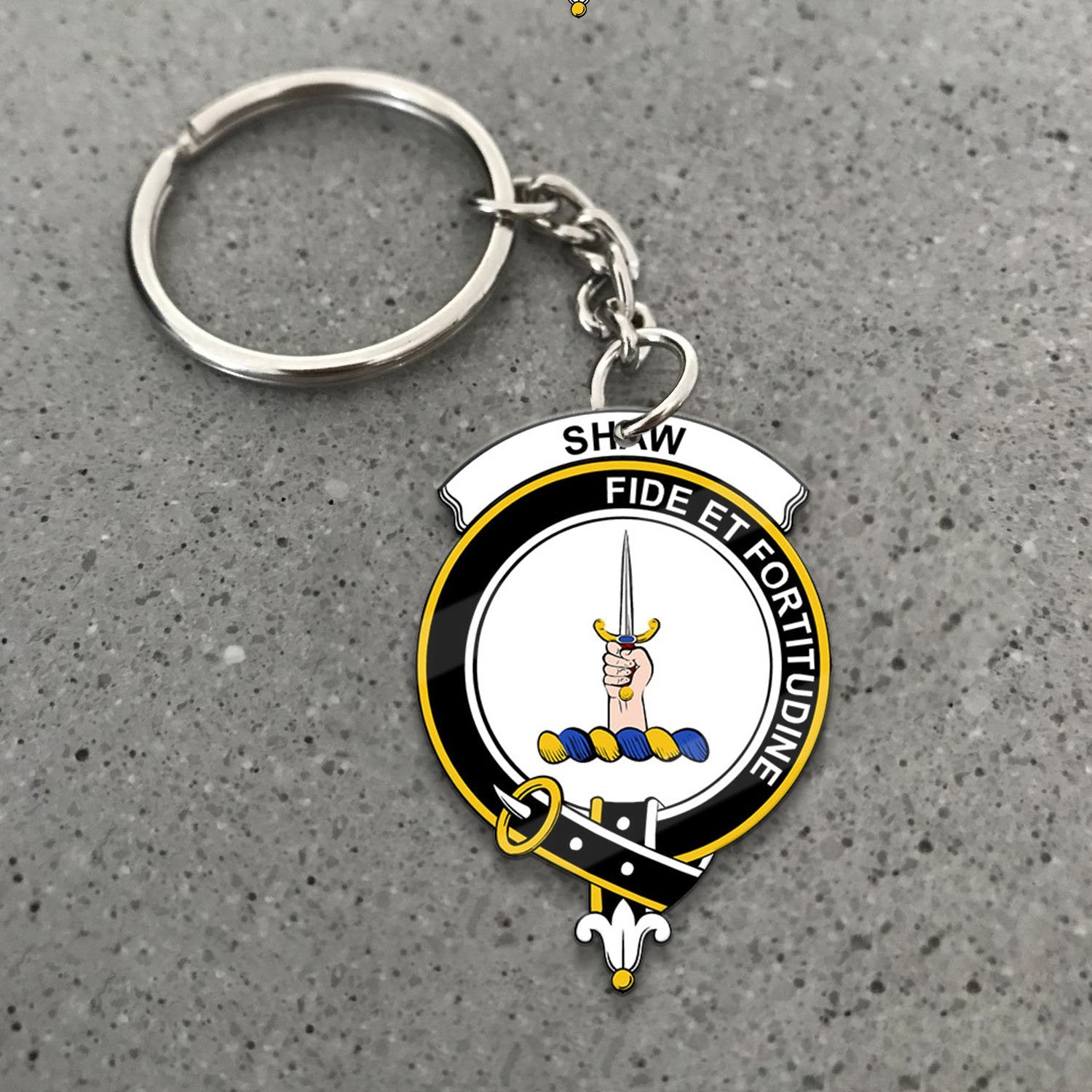 Clan Shaw (of Tordarroch) Tartan Crest Keychain HX51 Clan Shaw Tartan Today   