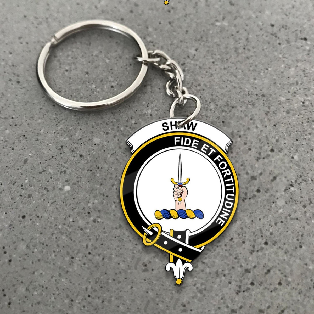 Clan Shaw (of Tordarroch) Tartan Crest Keychain HX51 Clan Shaw Tartan Today   