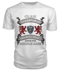 Clan Cooper Family Tartan 2D T-ShirtIX85 Cooper Tartan 2D T-Shirt Tartan T-Shirt White S Cooper Tartan 2D T-Shirt