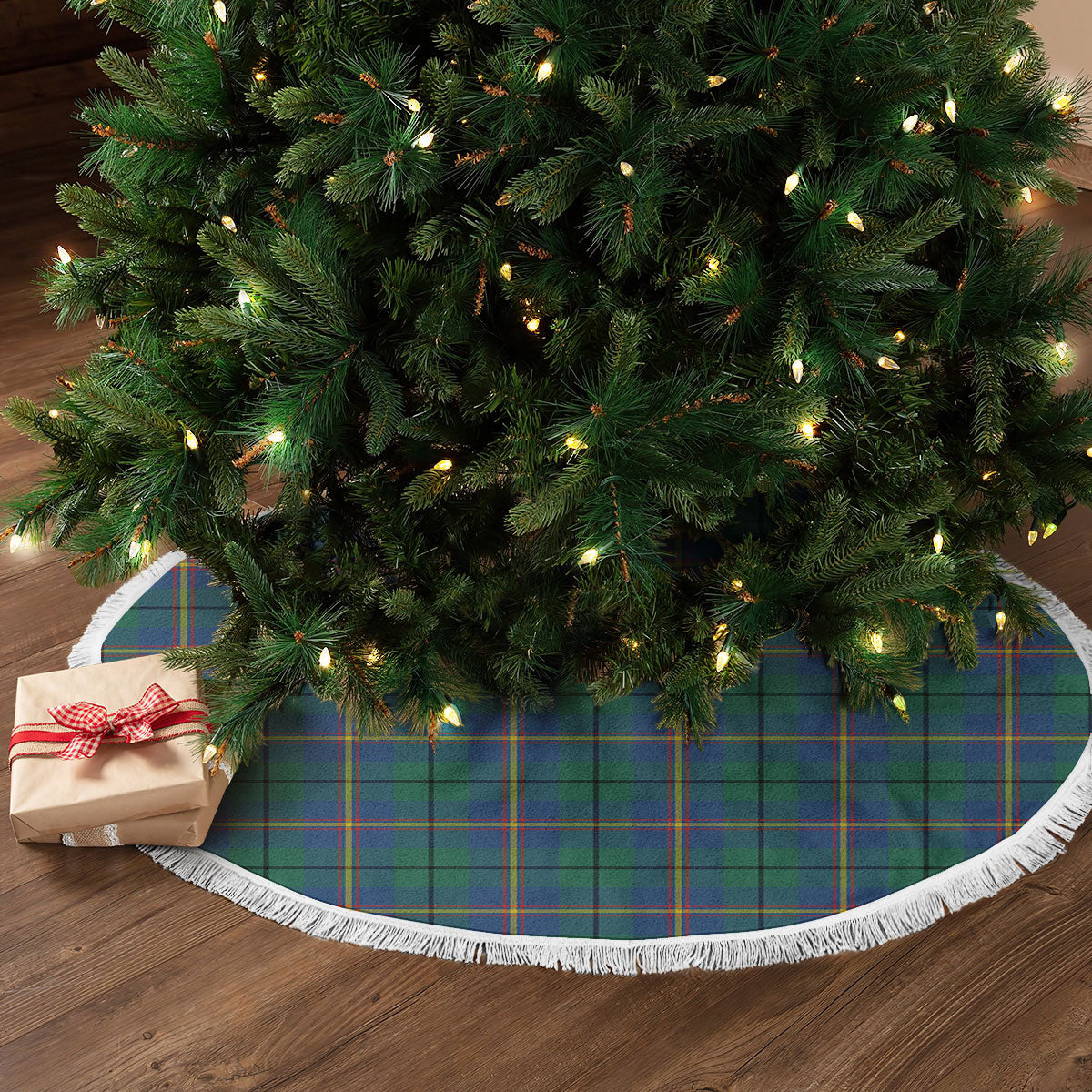 Clan Carmichael Ancient Tartan Christmas Tree Skirt DS24 Carmichael Ancient Tartan Tartan Christmas   