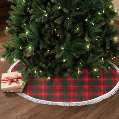 Clan Chisholm Modern Tartan Christmas Tree Skirt NX45 Chisholm Modern Tartan Tartan Christmas   