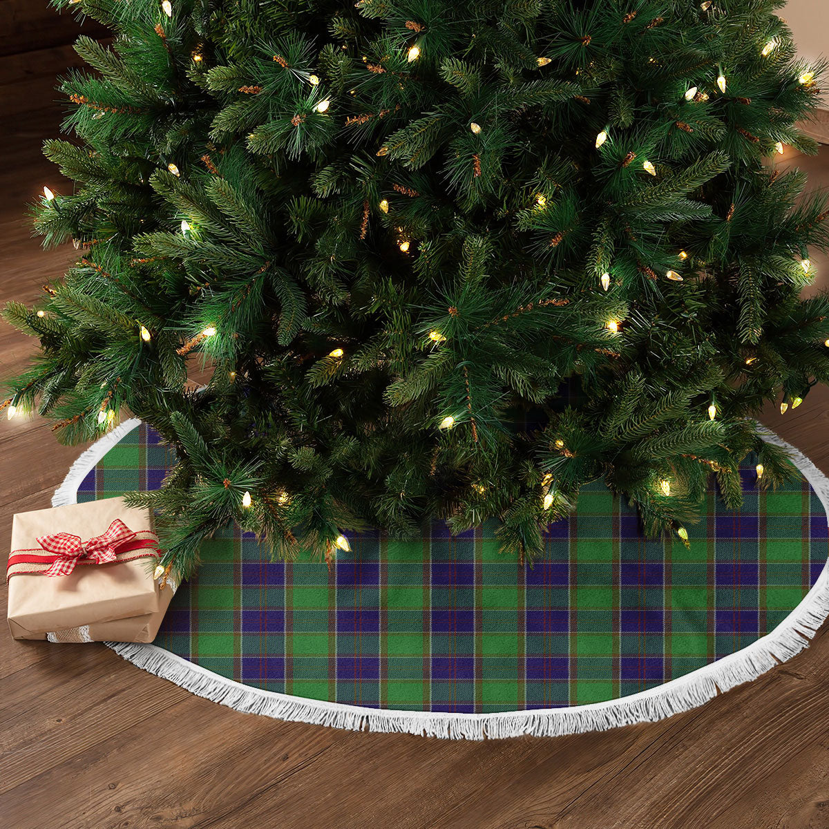 Clan Colville Tartan Christmas Tree Skirt WD55 Colville Tartan Tartan Christmas   