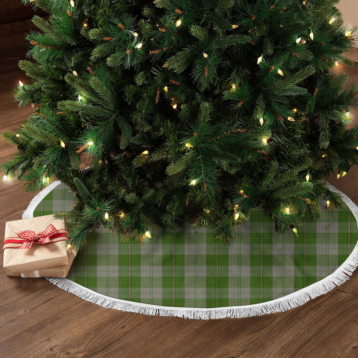 Clan Cunningham Dress Green Dancers Tartan Christmas Tree Skirt CN40 Cunningham Dress Green Dancers Tartan Tartan Christmas   