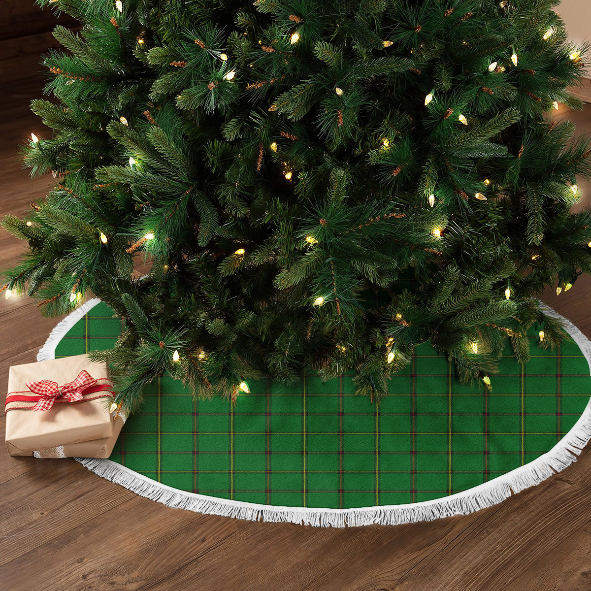 Clan Don Tartan Christmas Tree Skirt WO19 Don Tartan Tartan Christmas   