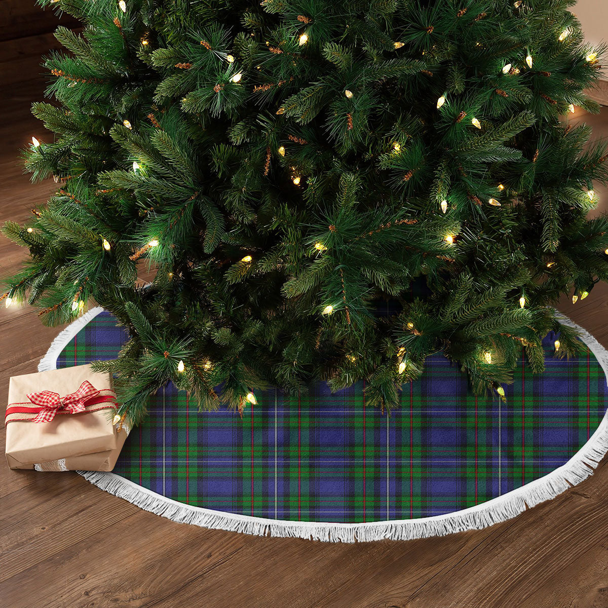 Clan Donnachaidh Tartan Christmas Tree Skirt UV72 Donnachaidh Tartan Tartan Christmas   