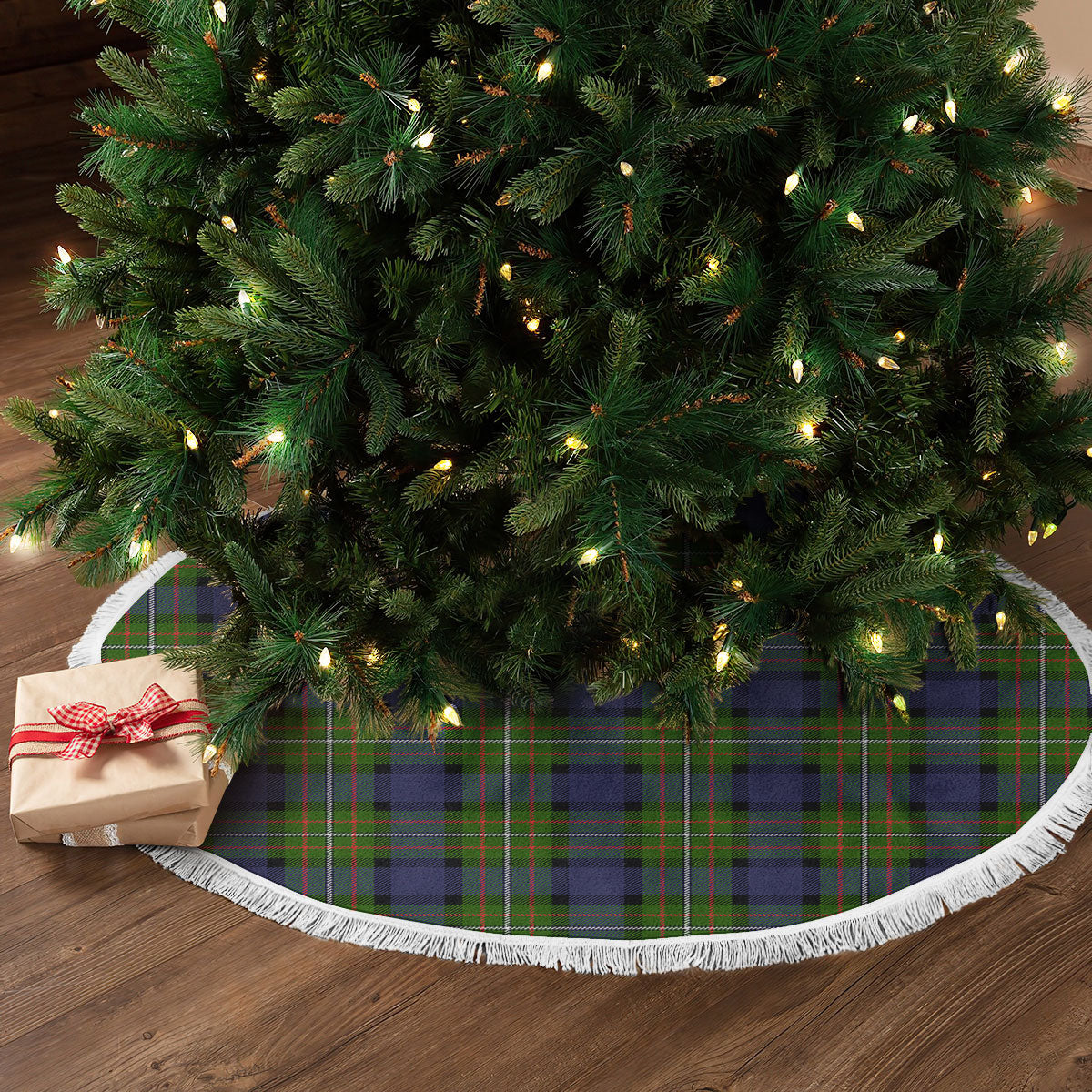 Clan Fergusson Modern Tartan Christmas Tree Skirt PZ33 Fergusson Modern Tartan Tartan Christmas   