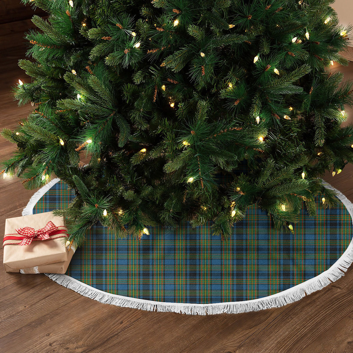 Clan Gillies Ancient Tartan Christmas Tree Skirt YR98 Gillies Ancient Tartan Tartan Christmas   