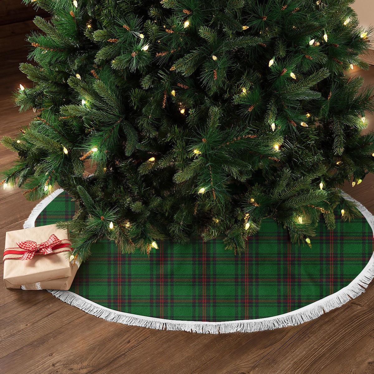 Clan Halkett Tartan Christmas Tree Skirt EY18 Halkett Tartan Tartan Christmas   