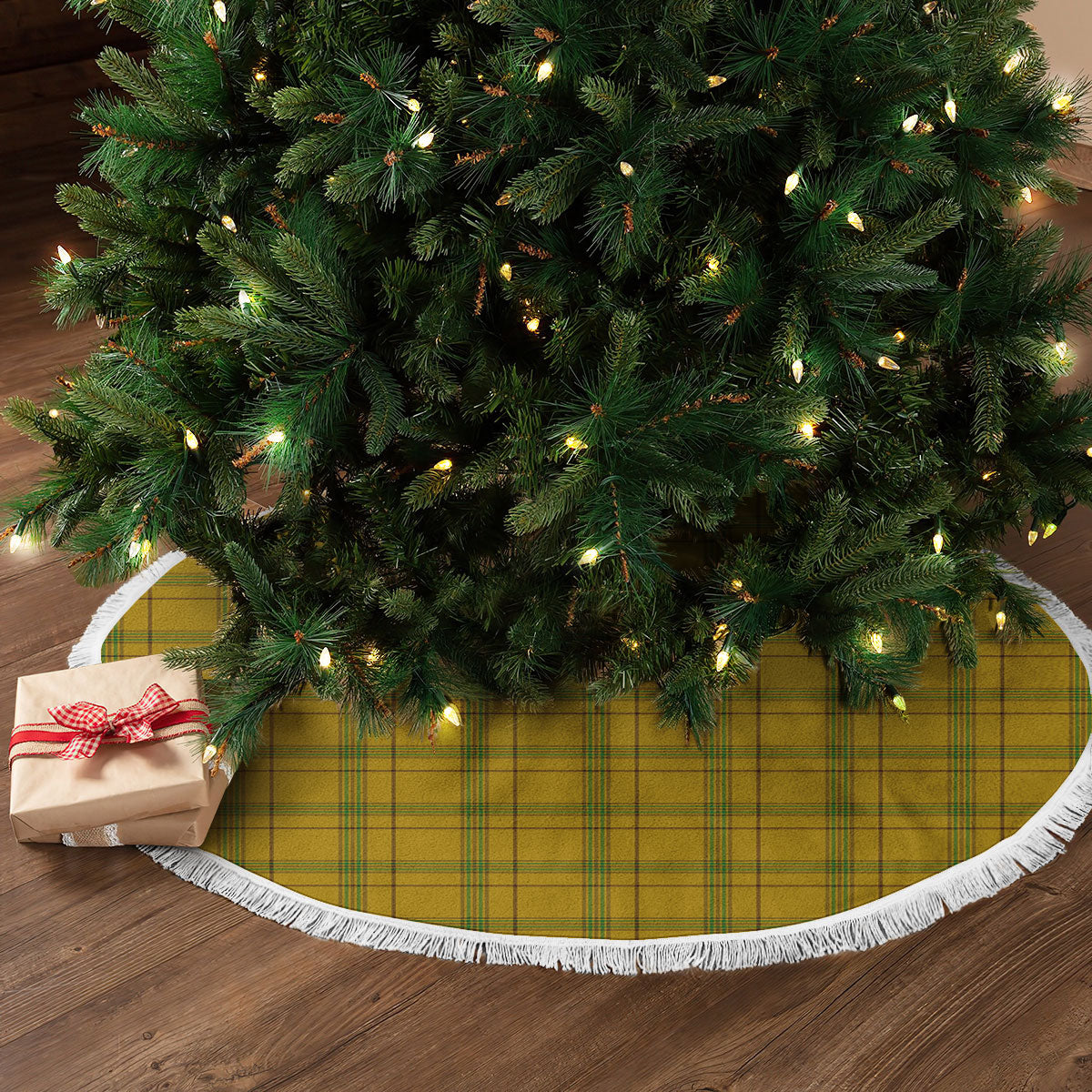 Clan Houston Tartan Christmas Tree Skirt DK49 Houston Tartan Tartan Christmas   