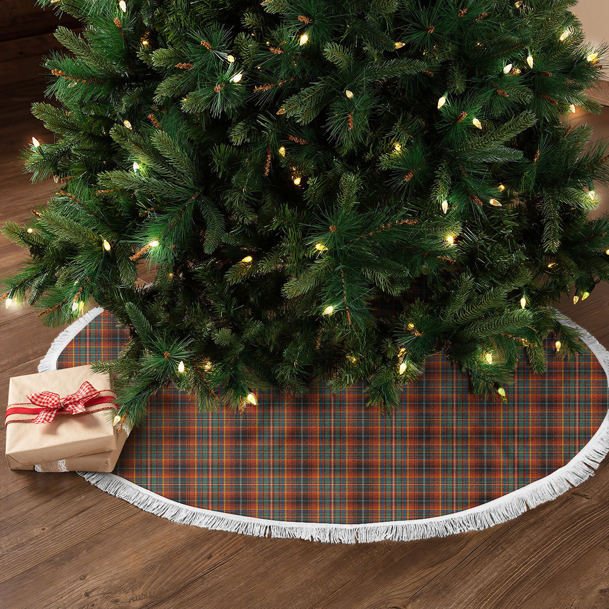 Clan Innes Ancient Tartan Christmas Tree Skirt FZ97 Innes Ancient Tartan Tartan Christmas   