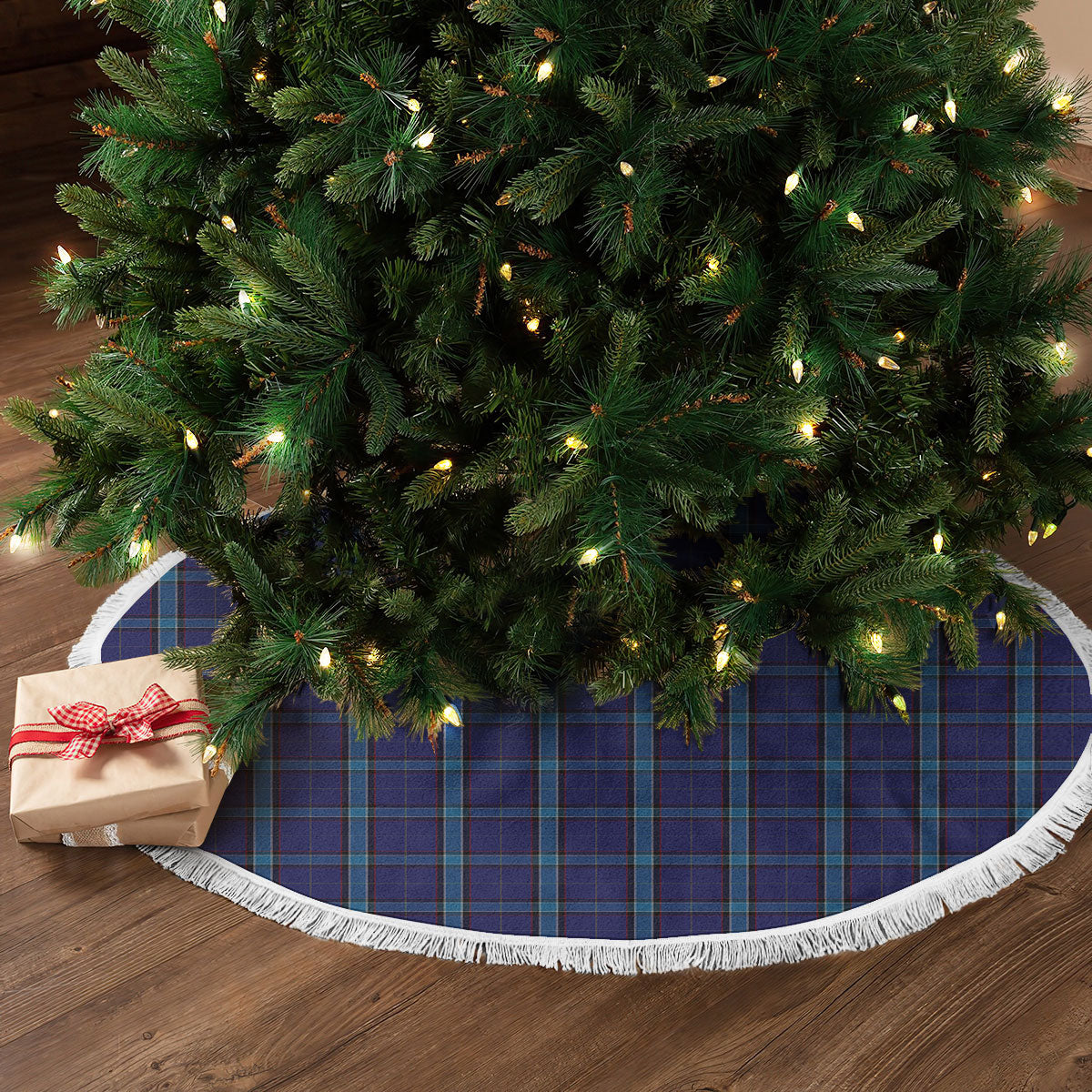 Clan Kirkcaldy Tartan Christmas Tree Skirt XD48 Kirkcaldy Tartan Tartan Christmas   