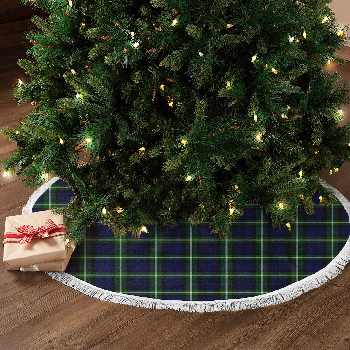 Clan Lamont Modern Tartan Christmas Tree Skirt CA82 Lamont Modern Tartan Tartan Christmas   