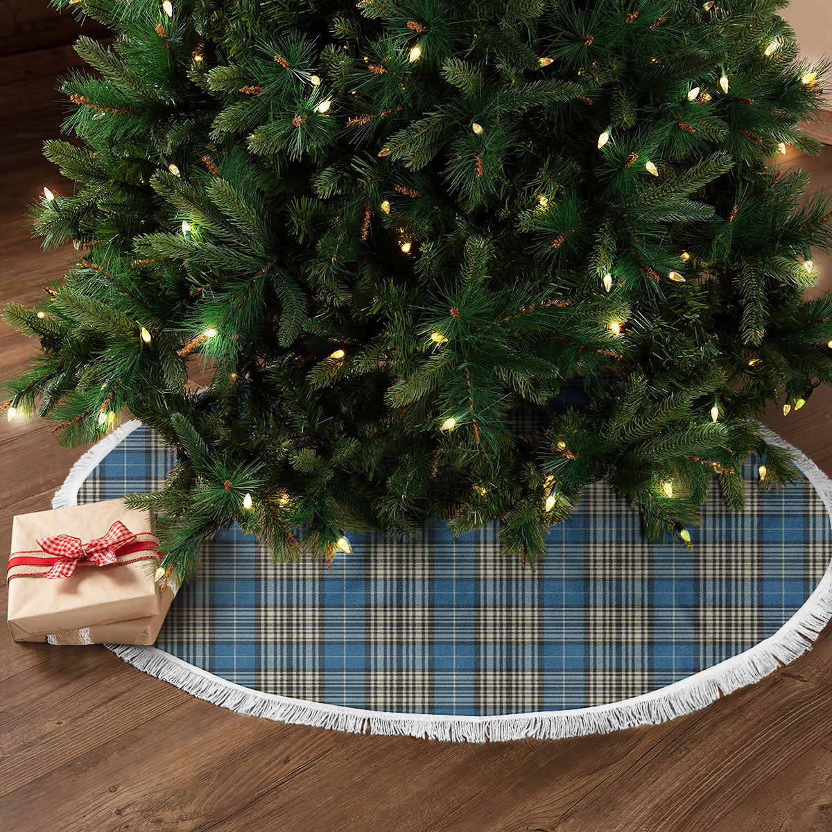 Clan Napier Ancient Tartan Christmas Tree Skirt JF94 Napier Ancient Tartan Tartan Christmas   