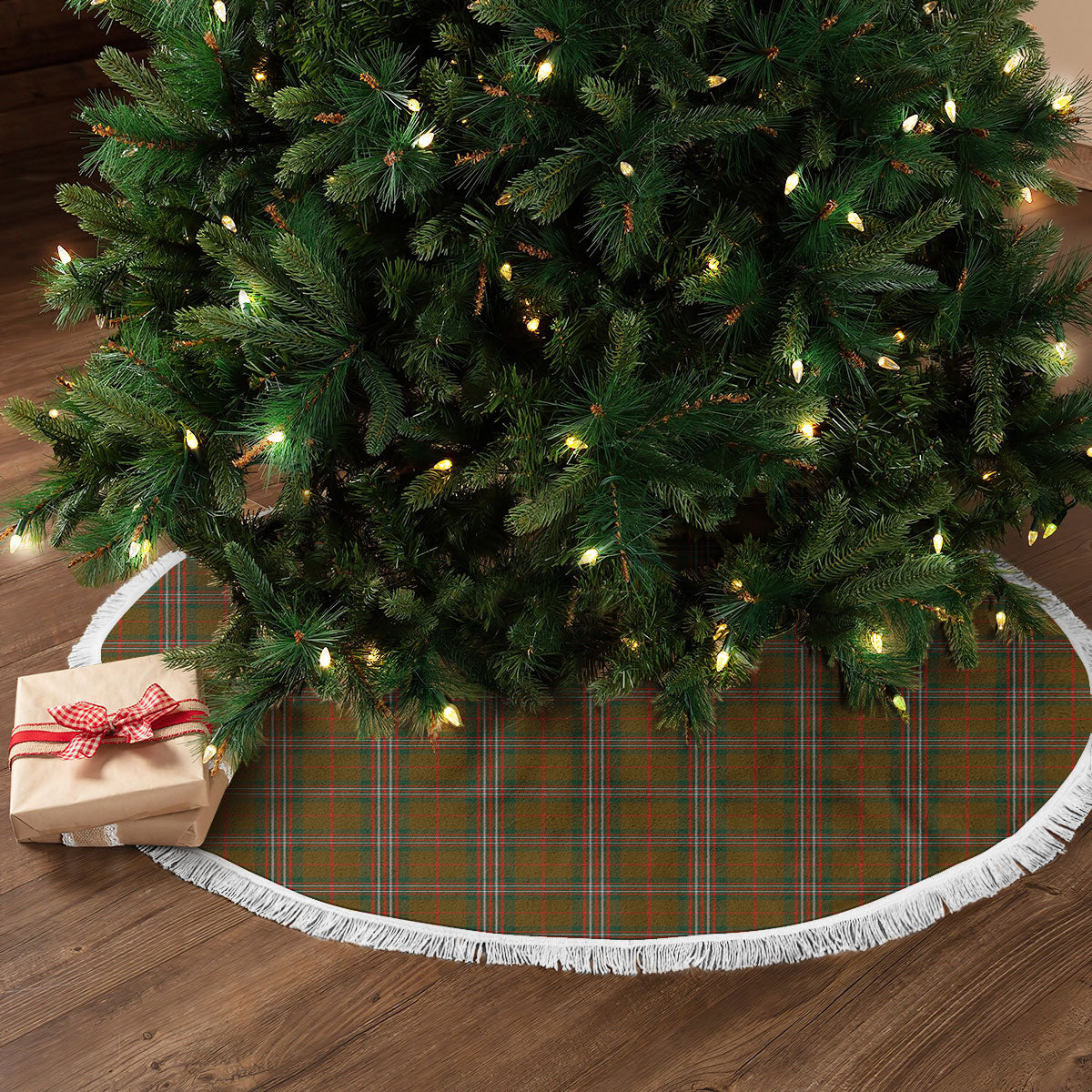 Clan Scott Brown Modern Tartan Christmas Tree Skirt IL69 Scott Brown Modern Tartan Tartan Christmas   