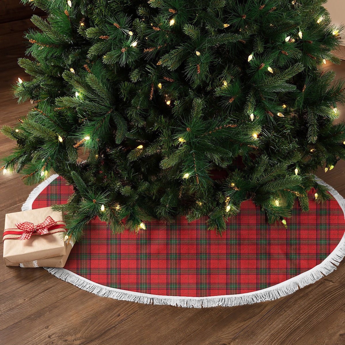 Clan Seton Modern Tartan Christmas Tree Skirt YM51 Seton Modern Tartan Tartan Christmas   