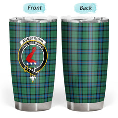 Clan Clan Armstrong Ancient Tartan Crest Tumbler KE30 Clan Armstrong Tartan Today   