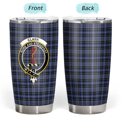 Clan Clark Modern Tartan Crest Tumbler ZN90 Clan Clark Tartan Today   