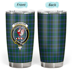 Clan Cockburn Ancient Tartan Crest Tumbler HZ17 Clan Cockburn Tartan Today   