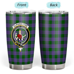 Clan Elphinstone Tartan Crest Tumbler SN19 Clan Elphinstone Tartan Today   