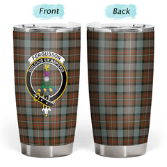 Clan Fergusson Weathered Tartan Crest Tumbler MF80 Clan Fergusson Tartan Today   