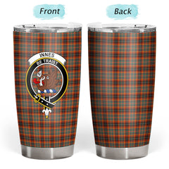 Clan Innes Ancient Tartan Crest Tumbler CX68 Clan Innes Tartan Today   