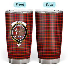 Clan Innes Modern Tartan Crest Tumbler UC23 Clan Innes Tartan Today   