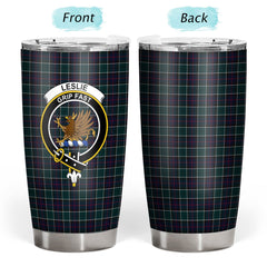 Clan Leslie Hunting Modern Tartan Crest Tumbler XX87 Clan Leslie Tartan Today   