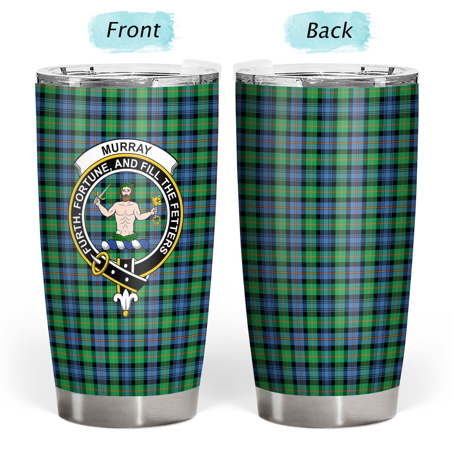 Clan Murray of Atholl Ancient Tartan Crest Tumbler KH96 Clan Murray Tartan Today   