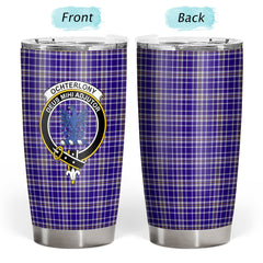 Clan Ochterlony Tartan Crest Tumbler EE32 Clan Ochterlony/ Ochterlonie Tartan Today   