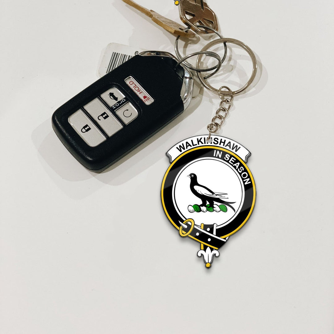 Clan Walkinshaw Tartan Crest Keychain KS25 Clan Shaw Tartan Today   