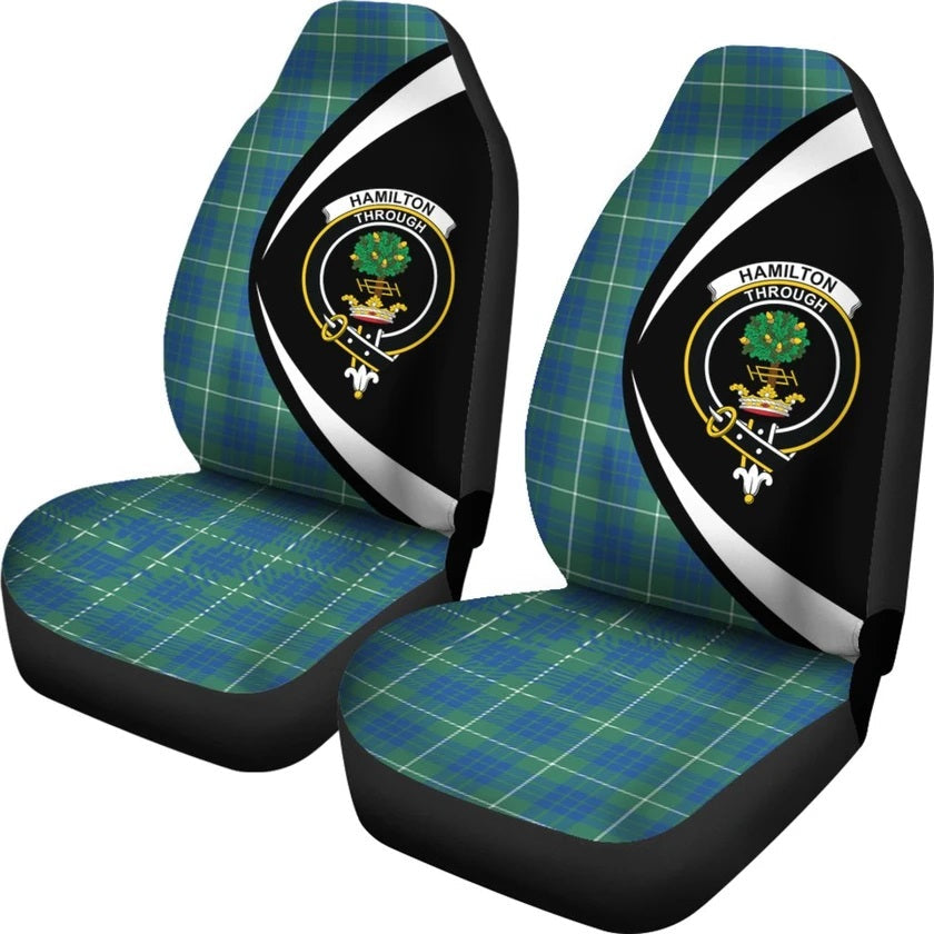 Clan Hamilton Hunting Ancient Tartan Family Crest Car Seat Cover GW89 Clan Hamilton Tartan Today   