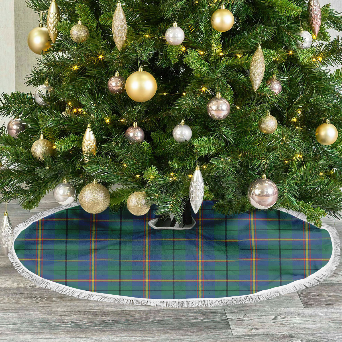 Clan Carmichael Ancient Tartan Christmas Tree Skirt DS24 Carmichael Ancient Tartan Tartan Christmas   