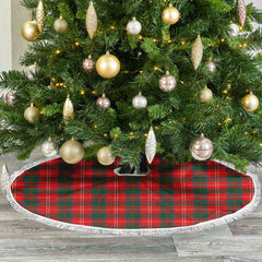 Clan Chisholm Modern Tartan Christmas Tree Skirt NX45 Chisholm Modern Tartan Tartan Christmas   