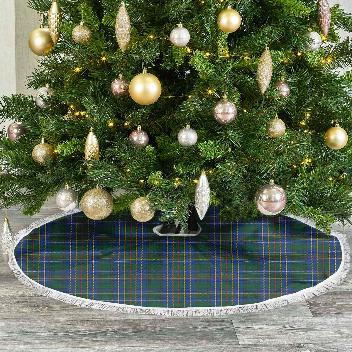 Clan Cockburn Ancient Tartan Christmas Tree Skirt JD20 Cockburn Ancient Tartan Tartan Christmas   