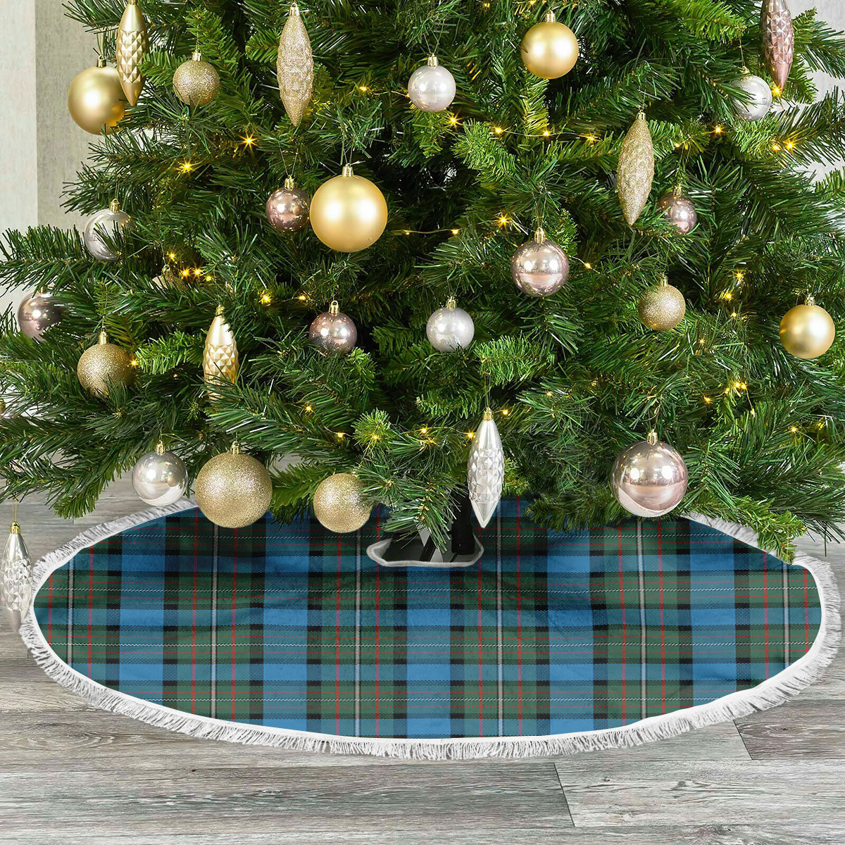 Clan Fergusson Ancient Tartan Christmas Tree Skirt ZG83 Fergusson Ancient Tartan Tartan Christmas   