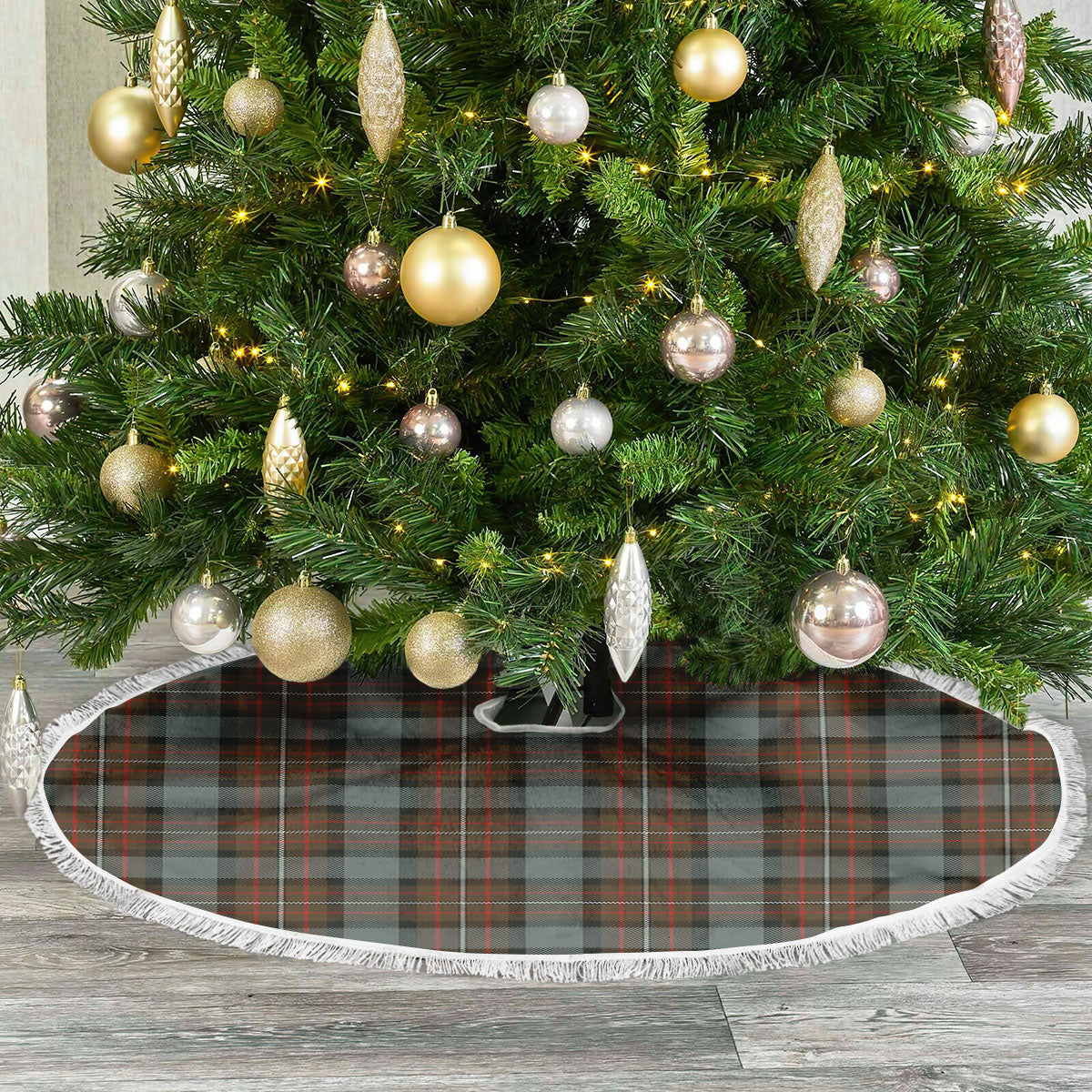 Clan Fergusson Weathered Tartan Christmas Tree Skirt WQ38 Fergusson Weathered Tartan Tartan Christmas   