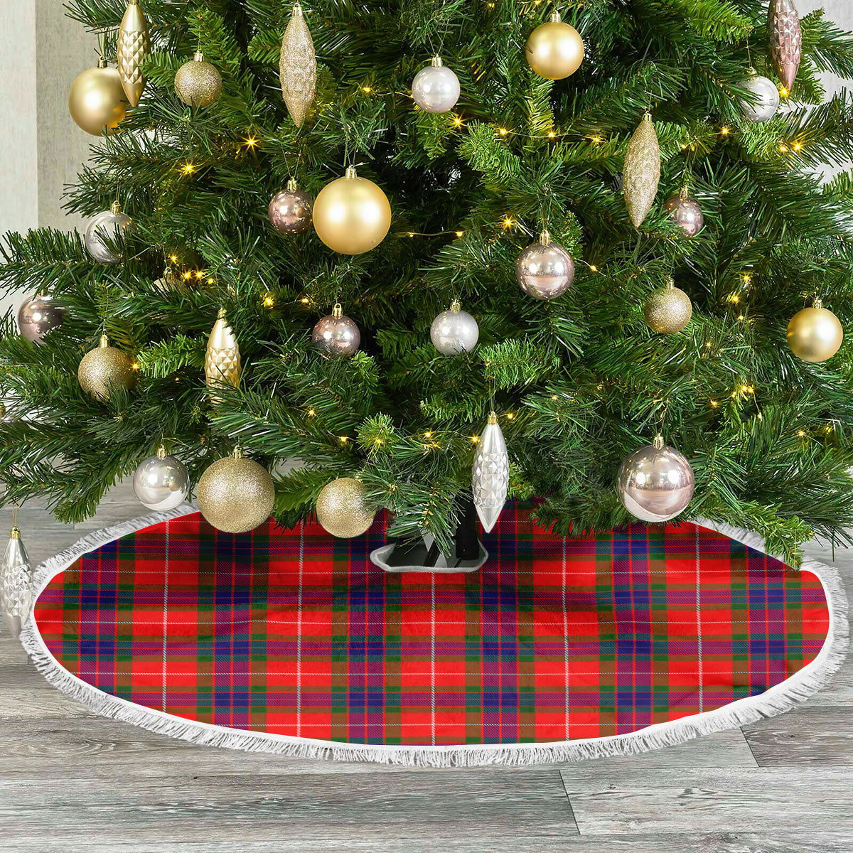 Clan Fraser (of Lovat) Modern Tartan Christmas Tree Skirt YL33 Fraser (of Lovat) Modern Tartan Tartan Christmas   