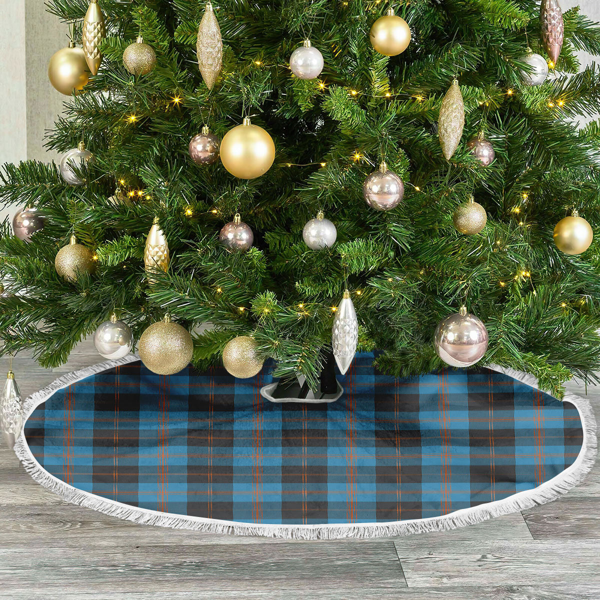 Clan Garden Tartan Christmas Tree Skirt TC68 Garden Tartan Tartan Christmas   