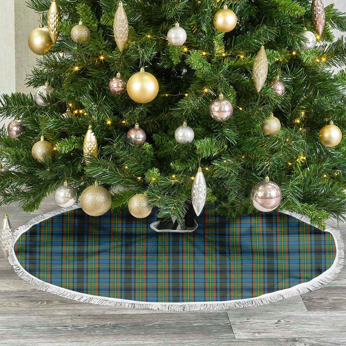 Clan Gillies Ancient Tartan Christmas Tree Skirt YR98 Gillies Ancient Tartan Tartan Christmas   